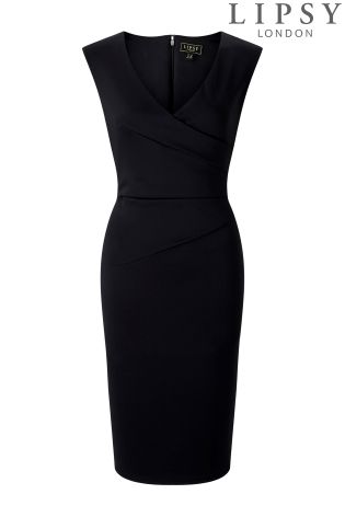 Lipsy Pleated Bodycon Dress